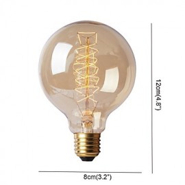 6pcs/lot G80 E27 40W Edison Bulb Vintage Retro Lamp Incandescent Light Bulb (220-240V)