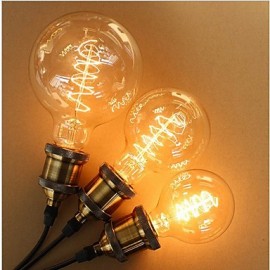 6pcs/lot G80 E27 40W Edison Bulb Vintage Retro Lamp Incandescent Light Bulb (220-240V)