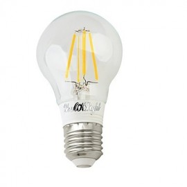 2PCS E27 4xCOB 4W 400LM 3000K Warm White Globe Bulbs Edison LED Filament Light(85-265v)