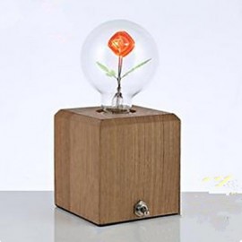 G80 Edison Flame Bulb Rose 3W Night Light Decorative Lamp
