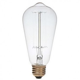 E27 220V 40W ST64 Retro Creative Decoration Tungsten Bulb