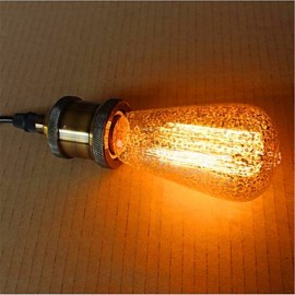 ST64 E27 60w 350-450ML Warm Yellow Retro Retro Bar Decorative Light Bulb