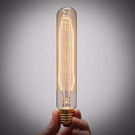 Pure Cupper Lamp Cap Retro Vintage E27 Artistic Filament Bulb Industrial Incandescent Light Bulb 40W