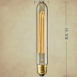 Pure Cupper Lamp Cap Retro Vintage E27 Artistic Filament Bulb Industrial Incandescent Light Bulb 40W