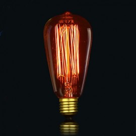 ST64 13 AK 25W Incandescent Light Bulbs Silk Antique Edison Light Bulb(Assorted Colors)