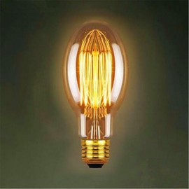 C75 Straight Silk Edison Antique Retro Decorative Light Bulbs (40W E27)