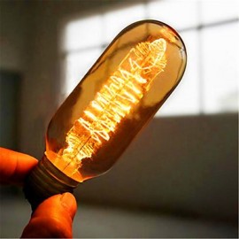 Industrial Designer Retro Edison Lamp / Tungsten Filament Incandescent Lamp 40W 220V
