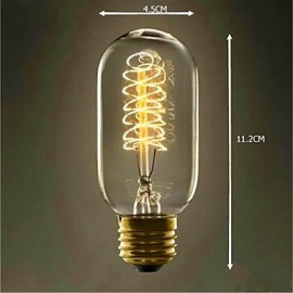 Industrial Designer Retro Edison Lamp / Tungsten Filament Incandescent Lamp 40W 220V