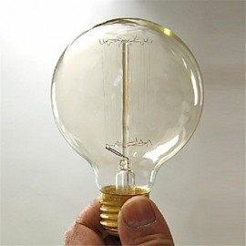 G95 E27 40W Vintage Edison Bulb Retro Lamp Incandescent Light Bulb (220-240V)