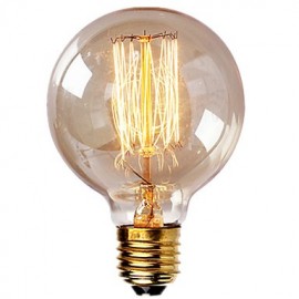 G95 E27 40W Vintage Edison Bulb Retro Lamp Incandescent Light Bulb (220-240V)