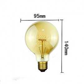 E27 25W G95 Bulb Edison Incandescent Light Bulbs Pearl