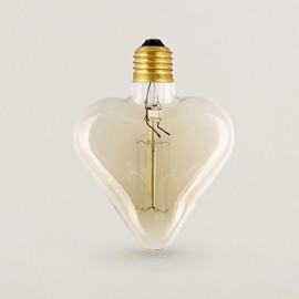 40W E27 Retro Industry Style Transparent Incandescent Bulb in Heart Shape