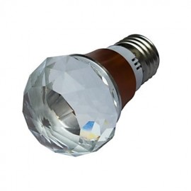 E27 3W RGB 16 Colors Crystal Led Bulb with Remote Controller (AC 100-220V)