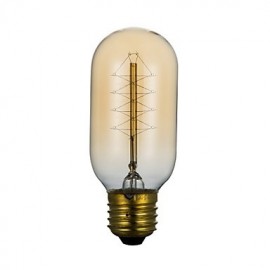 T45 220V 40W Wire Around Edison Light Bulb Edison Corridor Terrace Personality Retro Art Deco Lamp