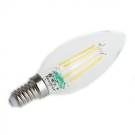 4W E14 LED Filament Bulbs C35 4 Dip LED 380 lm Warm White / Cool White Decorative AC 220-240 V