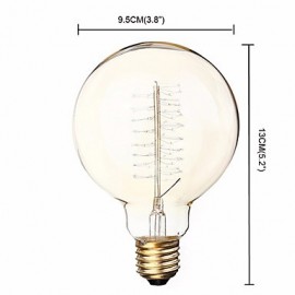 E27 40W G95 Ground The Silk Nostalgia Scene Wedding Edison Retro Decorative Light Bulbs