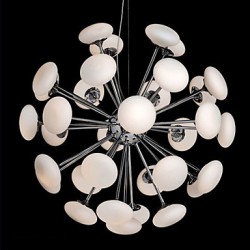 ModernYestaurant Lamp Simple Circular Glass art Pendant Lamp European Style led 33