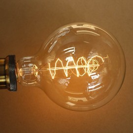 E27 40W G125 Wire Bar Bubble Dragon Edison Retro Decorative Lamp Filament