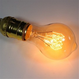 5pcs A19 E27 40W Incandescent Vintage Light Bulb for Household Bar Coffee Shop Hotel (220-240V)