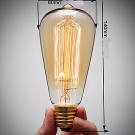 E27 40W 3700K WarmWhite Loft Retro Industry Incandescent Bulb Edison Bulb(AC220~265V