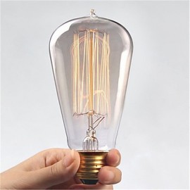 ST64 60W E27 Edison Light Bulbs Incamdescent Lamp(AC220-240V)