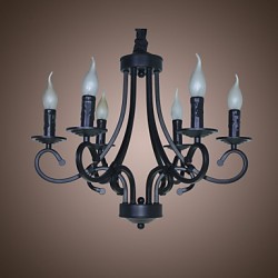 Modern/Contemporary Traditional/Classic Rustic/Lodge Vintage Country Others Feature for Mini Style Candle Style MetalLiving Chandelier