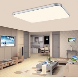 64W Flush Mounte LED Light Modern Aluminum Sitting Room Bedroom Lamp Rectangle Iphone 5 Shape with Light Ajustable