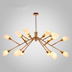 Nordic Simple Atmospheric Pastoral Chandelier Creative Personality Dining Room Villa Hotel Lobby Living Room Chandelier Lamp