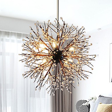 led contemporary chandeliers