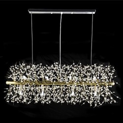 Traditional/Classic Electroplated Feature for Crystal Metal Living Room Dining Room Study Room/Office Chandelier