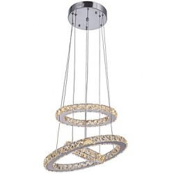 LED Crystal Pendant Light Modern Chandelier Lighting Lamps Cool White Round Ceiling Lights Fixtures 203040