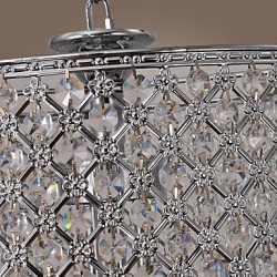 Traditional/Classic Chrome Feature for Crystal Metal Living Room Bedroom Dining Room Study Room/Office Entry Chandelier