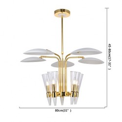 Personalized Adjustable Direction Art Chandelier Bedroom Living Room Lamp Bar Chandelier