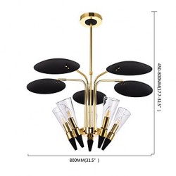 Personalized Adjustable Direction Art Chandelier Bedroom Living Room Lamp Bar Chandelier