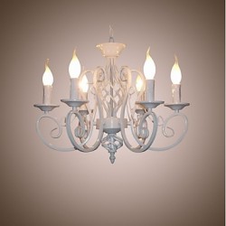 European Style Chandeliers Living Room Dining Lights Simple Originality Innovative Candles 6 Light Lamps