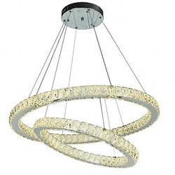 Dimmable Round Ring LED Ceiling Pendant Light LED Lighting Modern Chandeliers Indoor Home Lamp with Remote Control