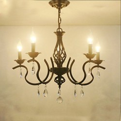 European Style Crystal Chandeliers Living Room Dining Lights Simple Creative Candles Lamps And Lanterns Novelty Lightig