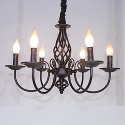 Traditional/Classic Others Feature for Candle Style Metal Living Room Bedroom Dining Room Study Room/Office Kids Room Chandelier