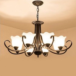 Chandelier Traditional/Classic Vintage Retro Country Others Feature for Candle Style Metal Living Room Bedroom Dining Room Hallway