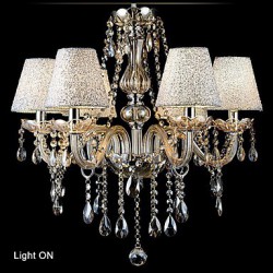 40W Modern/Contemporary/Classic/Vintage Crystal Electroplated Glass Chandeliers
