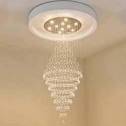 Contemporary LED Crystal Ceiling Pendant Lights Modern Chandeliers Home Hanging LED Lighting Chandelier Lamps Fixtures