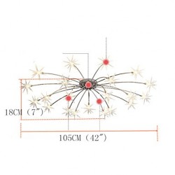 Modern/Contemporary Chrome Feature for Mini Style Designers MetalLiving Room Bedroom Dining Room Study Room/Office Kids Chandelier