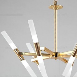 Modern/Contemporary Electroplated Feature for LED Mini Style Metal Living Room Dining Room Study Room/Office Hallway Chandelier