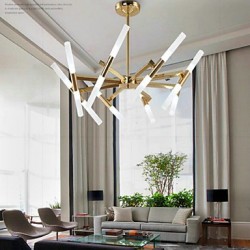 Modern/Contemporary Electroplated Feature for LED Mini Style Metal Living Room Dining Room Study Room/Office Hallway Chandelier