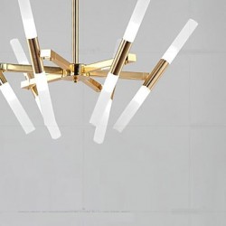 Modern/Contemporary Electroplated Feature for LED Mini Style Metal Living Room Dining Room Study Room/Office Hallway Chandelier