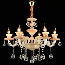 Traditional/Classic Electroplated Feature for Crystal Mini Style MetalLiving Room Bedroom Dining Room Study Room/Office Chandelier