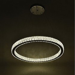 Dimmable LED Ring Indoo Ceiling Light Pendant Lights Modern Chandeliers Lighting Chandelier Lamp with Remote Control