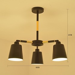 60W Pendant Light Traditional/Classic Painting Feature for Mini Style Wood/BambooLiving Room / Bedroom / Dining Room / Study