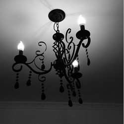 Crystal Lamp 3 Light Modern Simple Living Room Bedroom Novelty Lightings