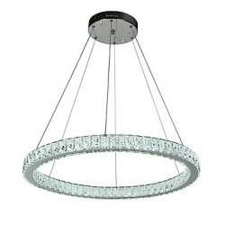 Dimmable LED Ring Ceiling Light Pendant Lights Modern Chandeliers Lighting Indoor Lamp with Remote Control